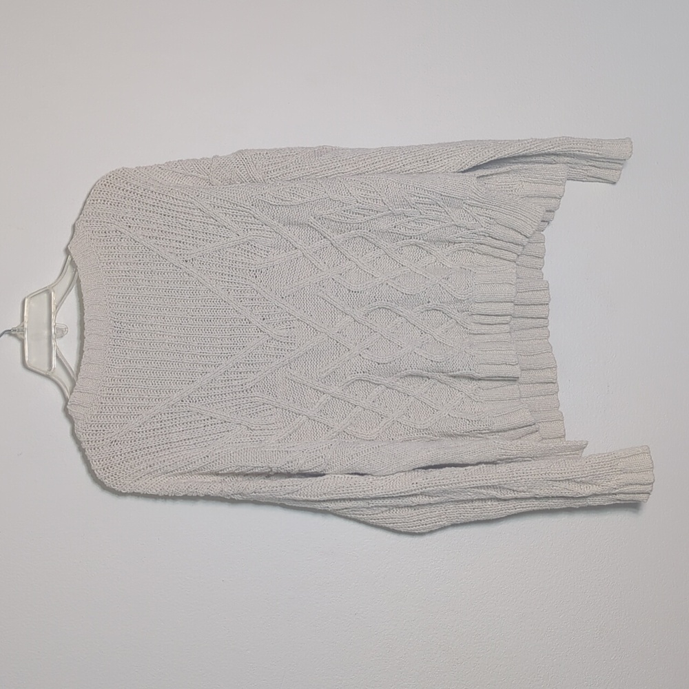 J Crew Womens Sweater Fisherman Knot Gilmore Girl Cottagecore Coastal Medium - Picture 10 of 11